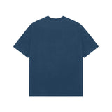 back view of navy blue naruto oversized tee