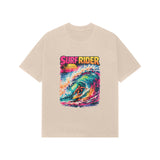 beige graphic tees oversized vintage