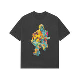 black nirvana unplugged oversized tee