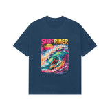 blue graphic tees oversized vintage