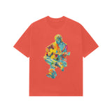 brick red nirvana unplugged oversized tee