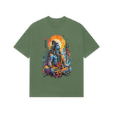 green shiv shankar printed t shirt