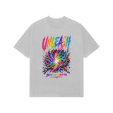 grey oversized graphic shirts 