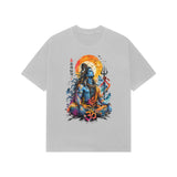 grey shiv shankar printed t shirt