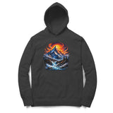 hoodie with mountain print 