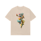 beige shiv printed t shirt