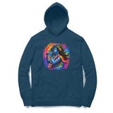 navy blue krishna hoodie
