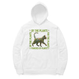 white cat oversized hoodie