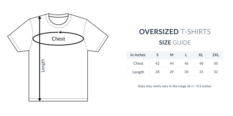 Oversized Printed T Shirt